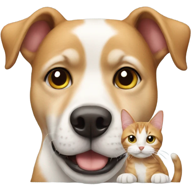 Dog and cat emoji