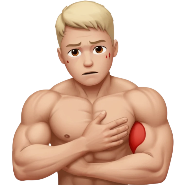 un infortunio muscolare emoji