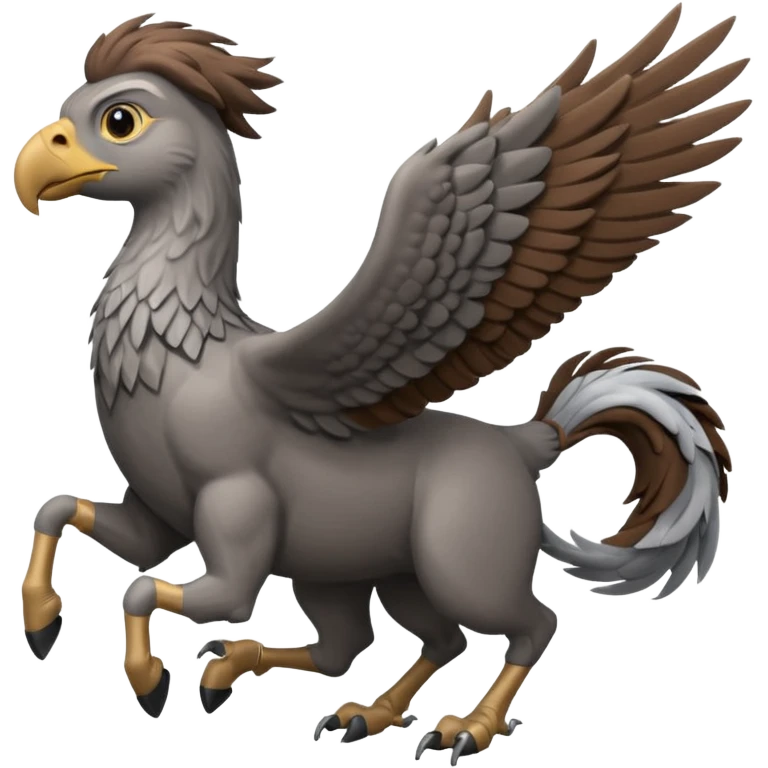 harry potter riding buckbeak emoji