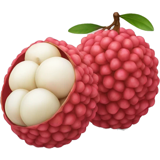 Lychee emoji