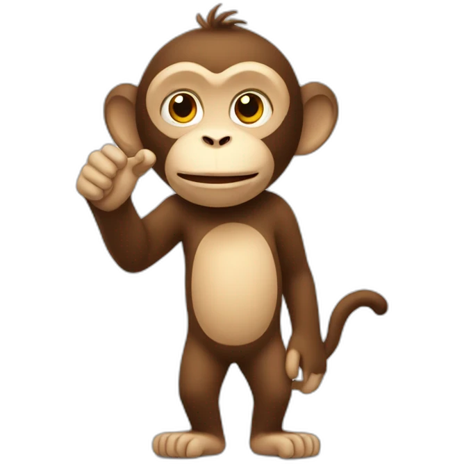 monkey with star in hand emoji