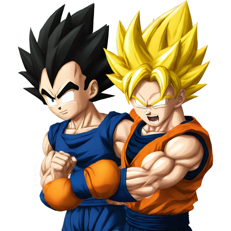 Goku vs Vegeta emoji