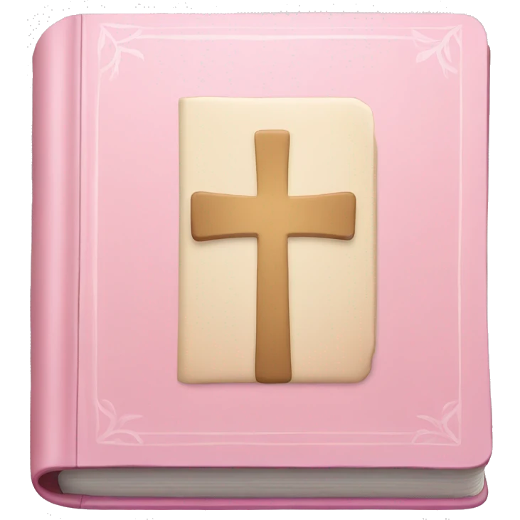 Light pink Bible emoji