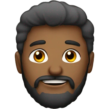 Féliciter mon équipe avec un personnage  avec un petite barbe de 3 jours emoji