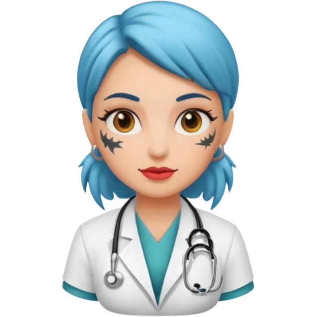 tattooed doctor girl emoji