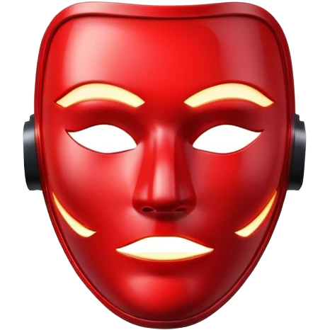 Red light mask emoji