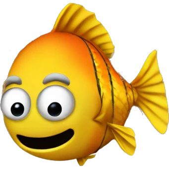 fish in the library reading bo emoji