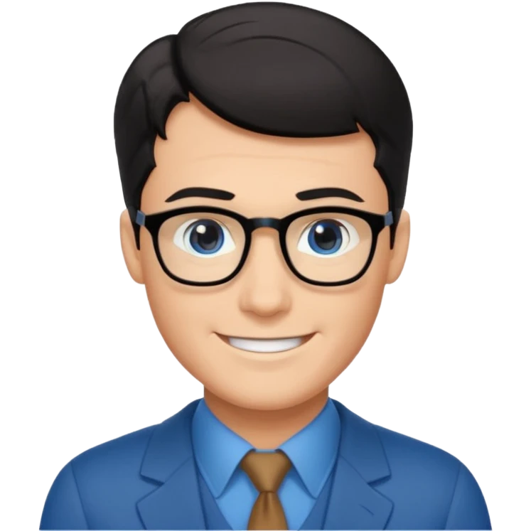 clark kent as in superman 2025 smilling emoji