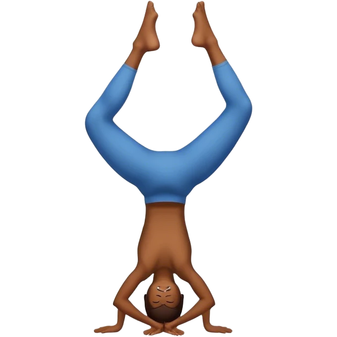 Headstand  emoji
