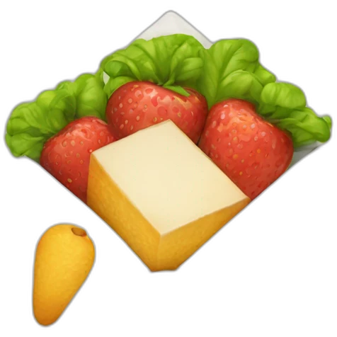 letter A as food emoji