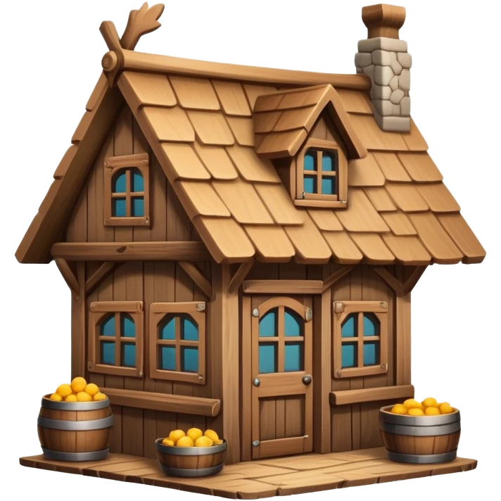 Simple fantasy shop, minimal details emoji