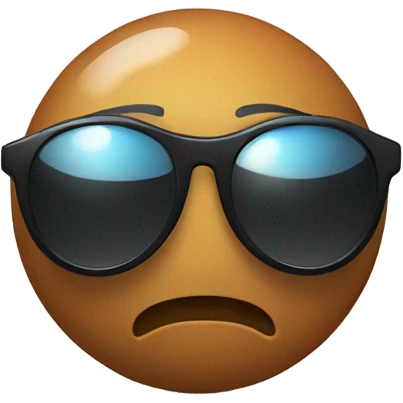 Balls wearing sunglasses  emoji