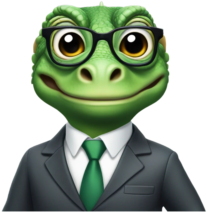 capitalist-iguana emoji