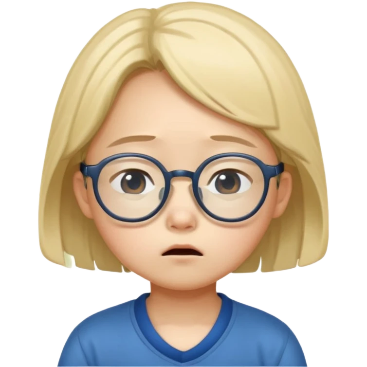 a Korean five-year-old who’s exhausted from studying emoji