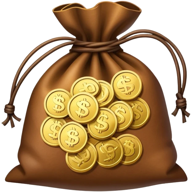 a bag of money emoji