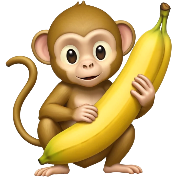 banana monkey emoji