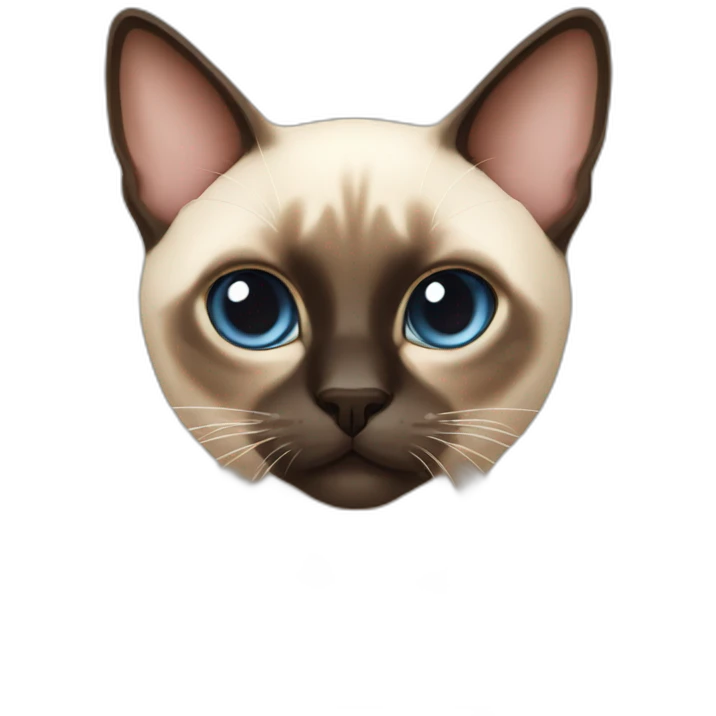 siamese cat cute emoji