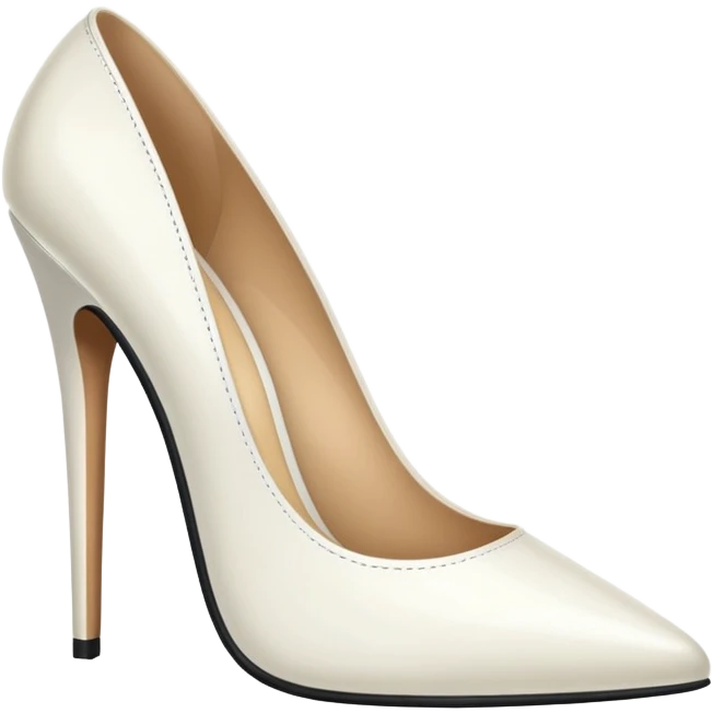 white-high-heels emoji