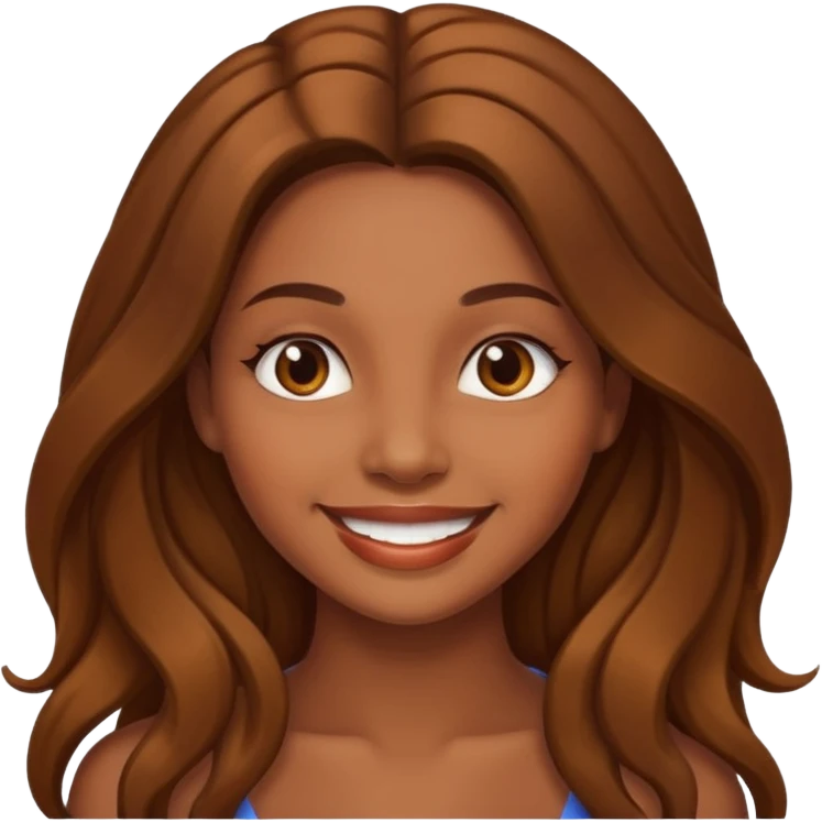 Brown skin women pussy emoji