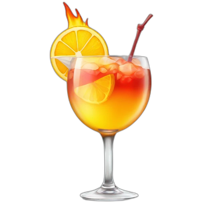 Cocktail molotov emoji