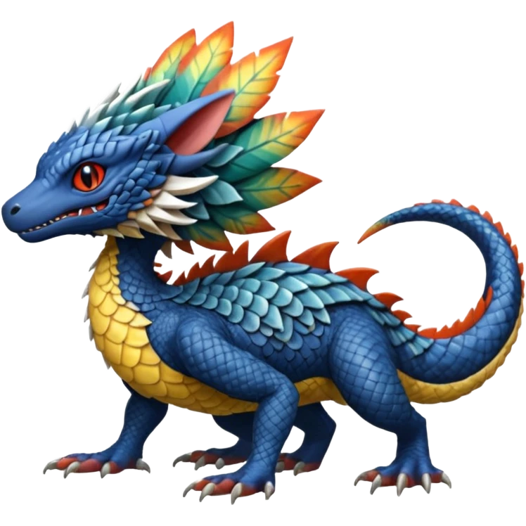Fionbri-Vernid-Trico-Nargacuga-fusion, full body emoji