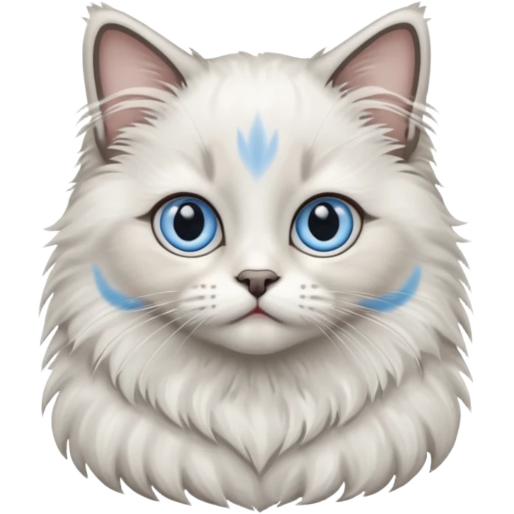 Baby ragdoll cat emoji