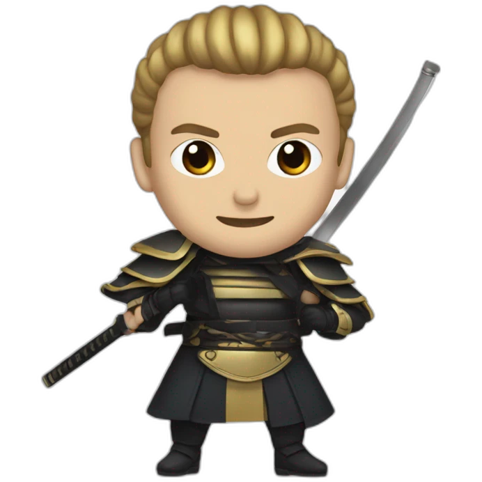 emmanuel macron samourai emoji