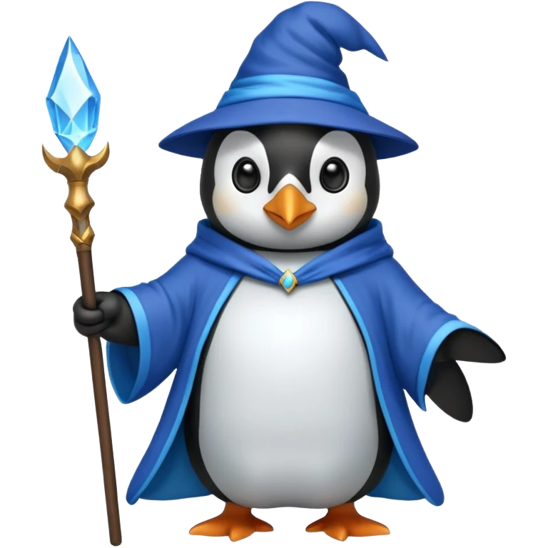 Penguin Wizard emoji