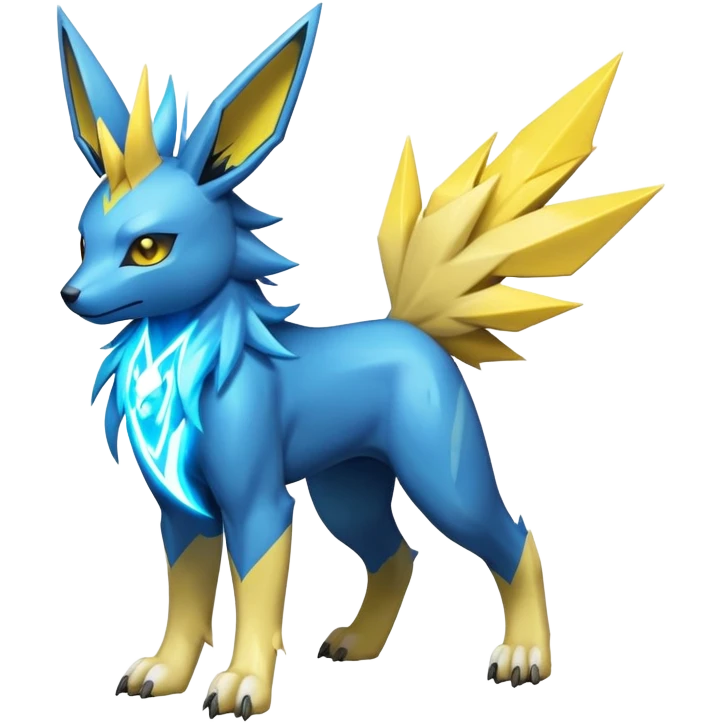 Manectric-Lucio-Jolteon-Fakémon-hybrid-creature (full body)  emoji