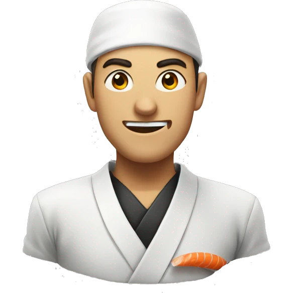 a sushi making sheesh face emoji