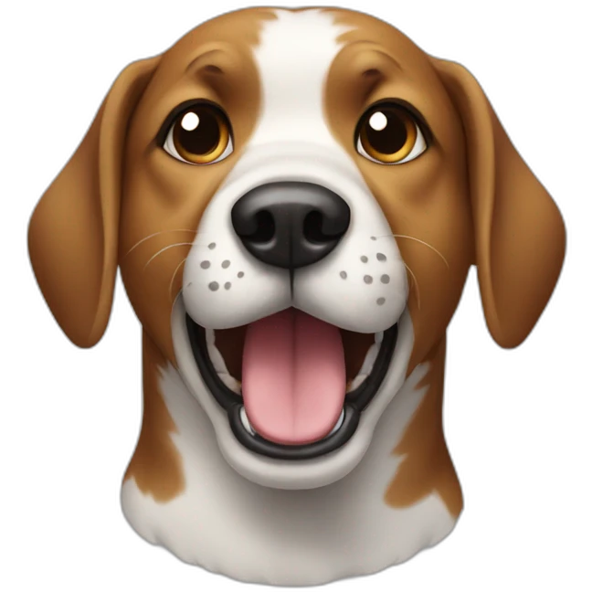 Dog calling  emoji