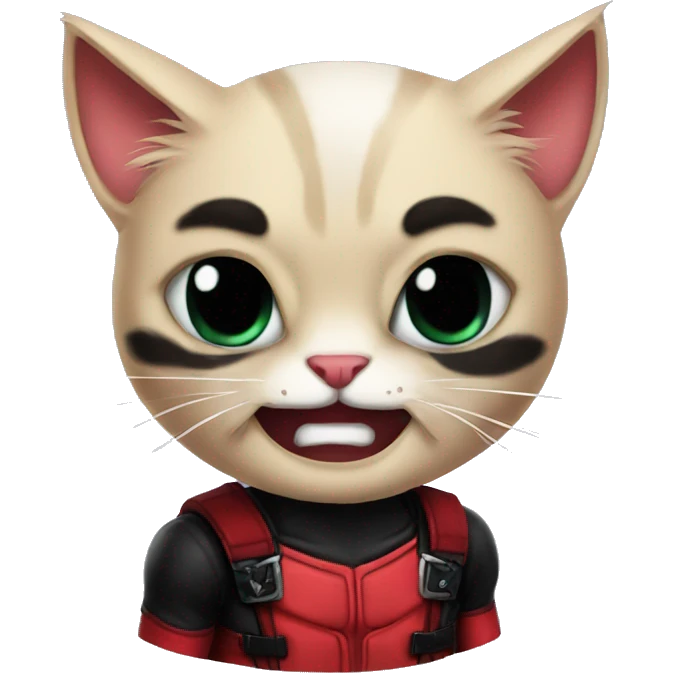 Deadpool cat  emoji