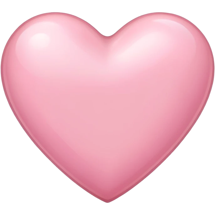 Light pink heart emoji