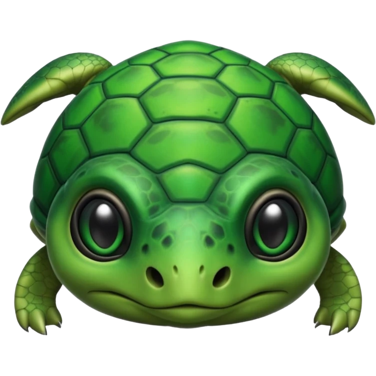 Alien turtle emoji