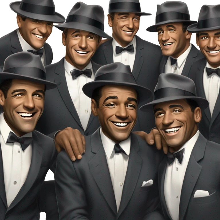 1960s ratpack with money emoji