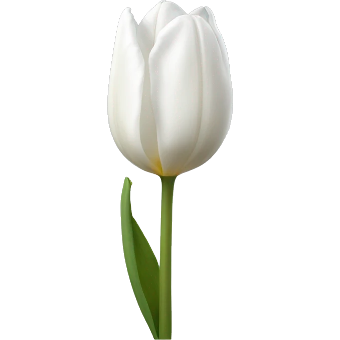 White tulip emoji