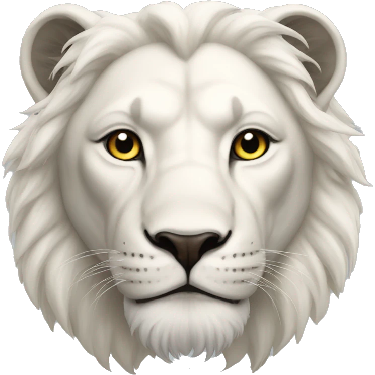 white lion man emoji