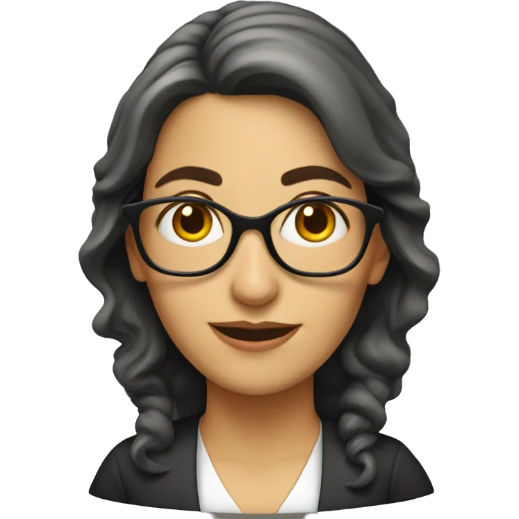 spanish lady professor emoji