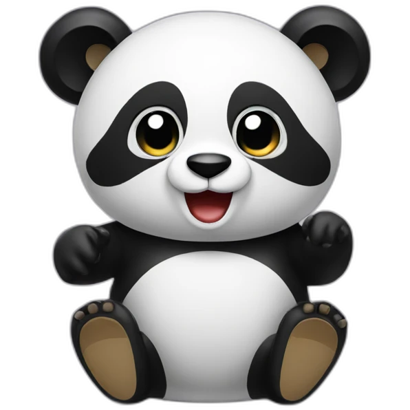 vacation panda emoji
