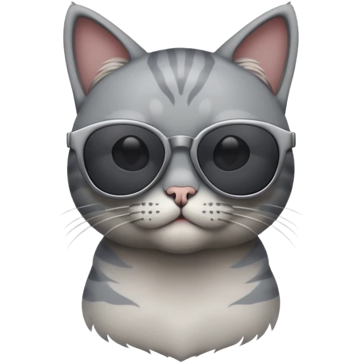 Cat wearing sunglasses emoji