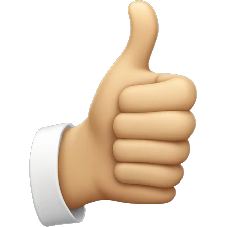 Tecak thumb up emoji