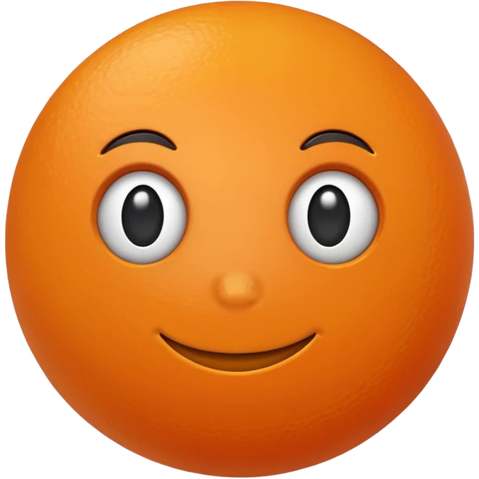 An orange 2  emoji