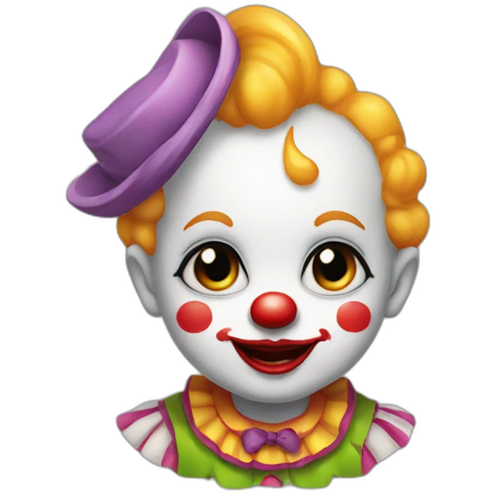 clown baby emoji