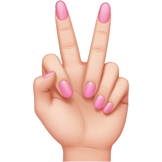 pink middle finger emoji