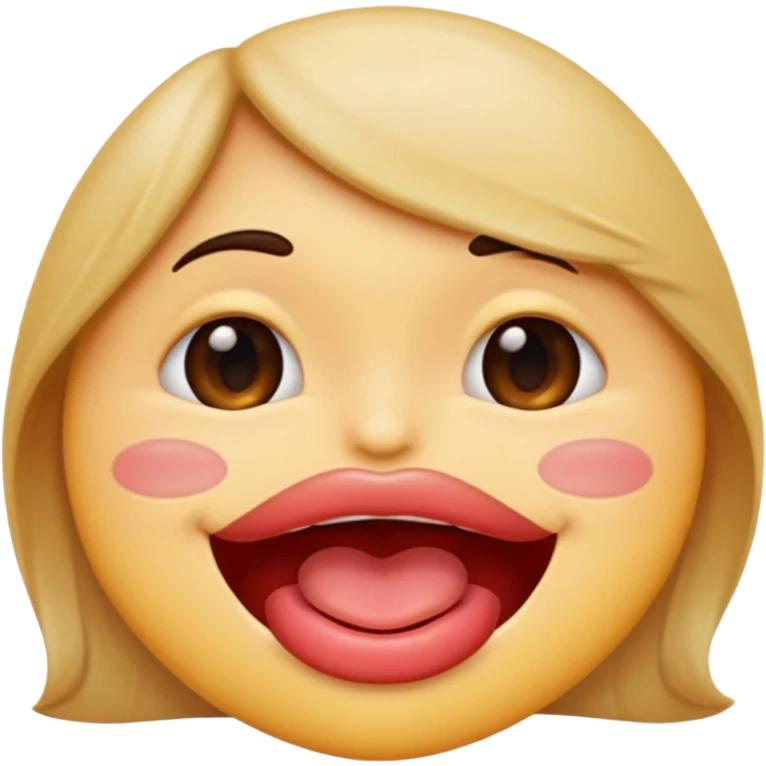 lip biting emoji emoji