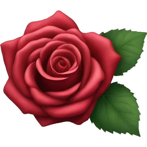 Red wine rose emoji