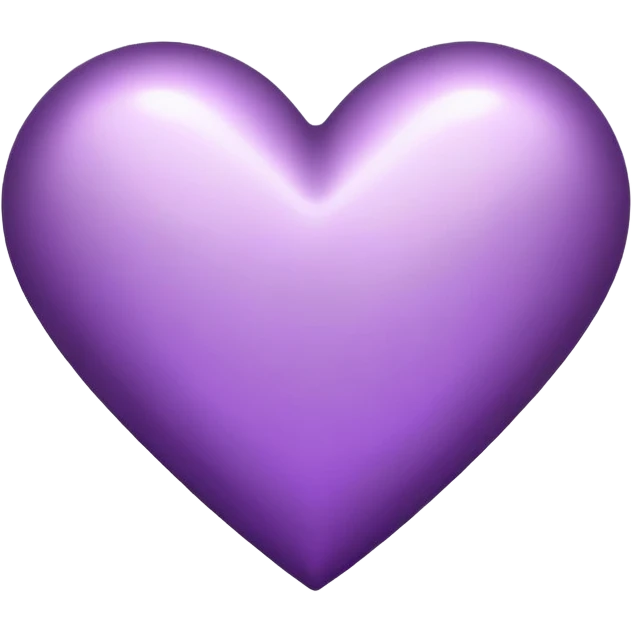 Purple Heart with babu in the middle emoji