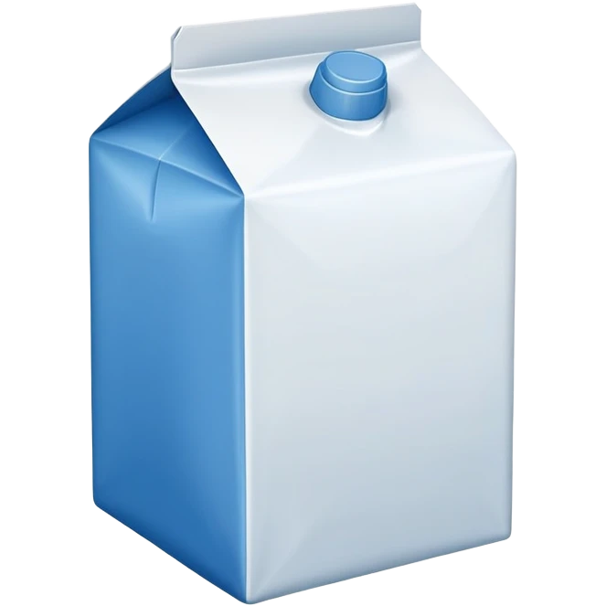 blue milk carton emoji