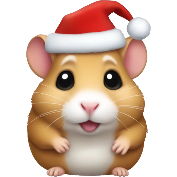 hamster christmas  emoji