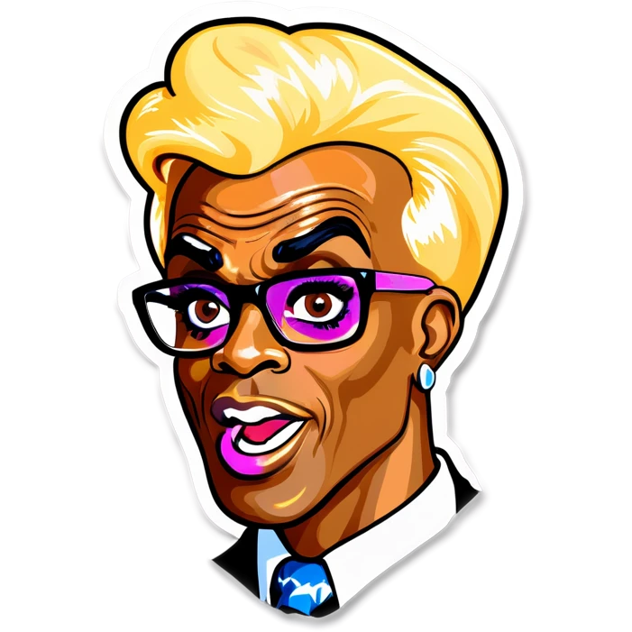Ru Paul is fracking oil emoji